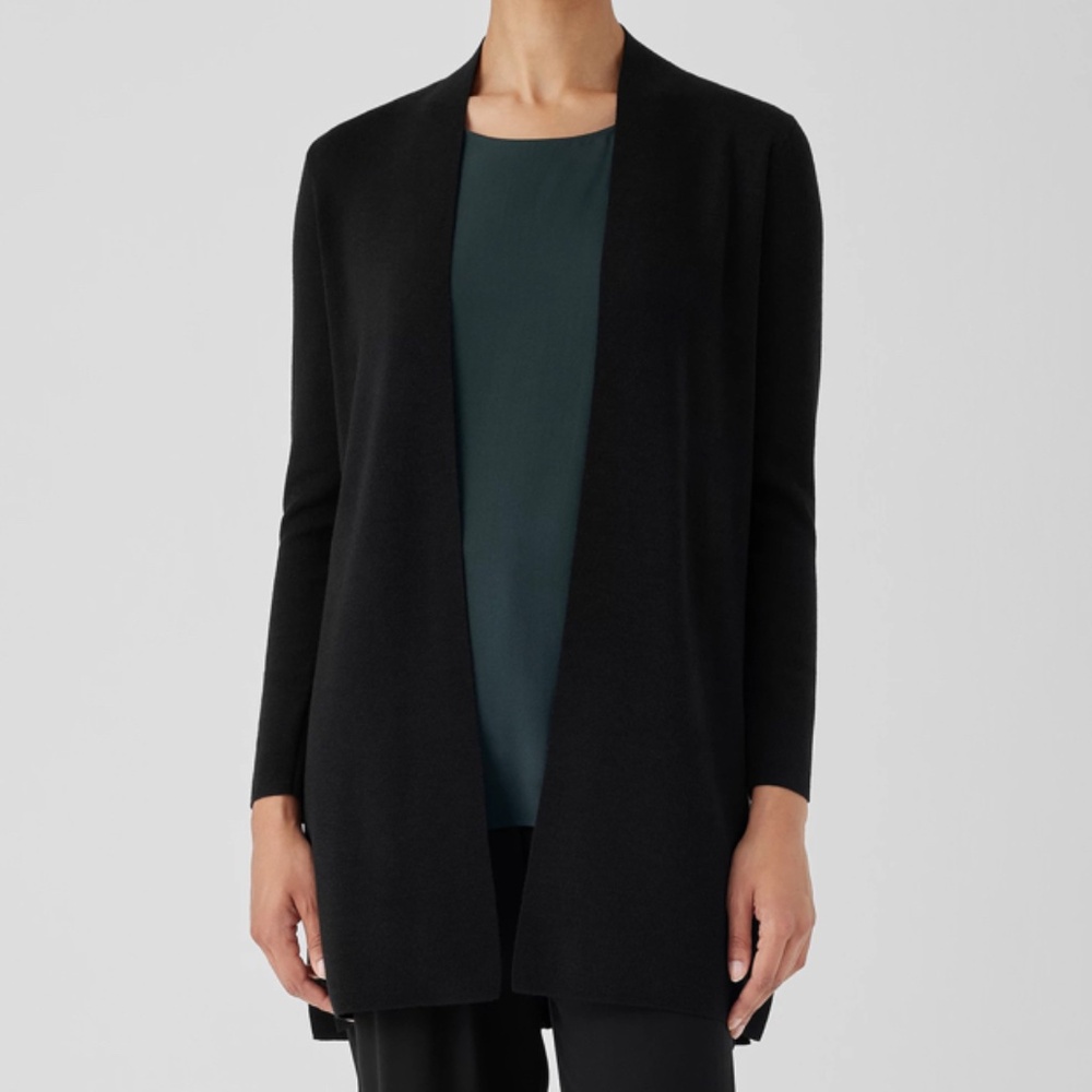 Ei.Fisher NWOT Merino Wool PM Cardigan Duster